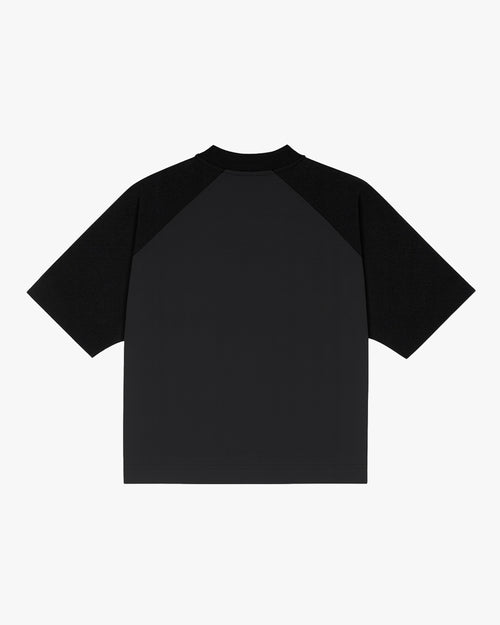 T-SHIRT LIPS_ DARK GREY//BLACK