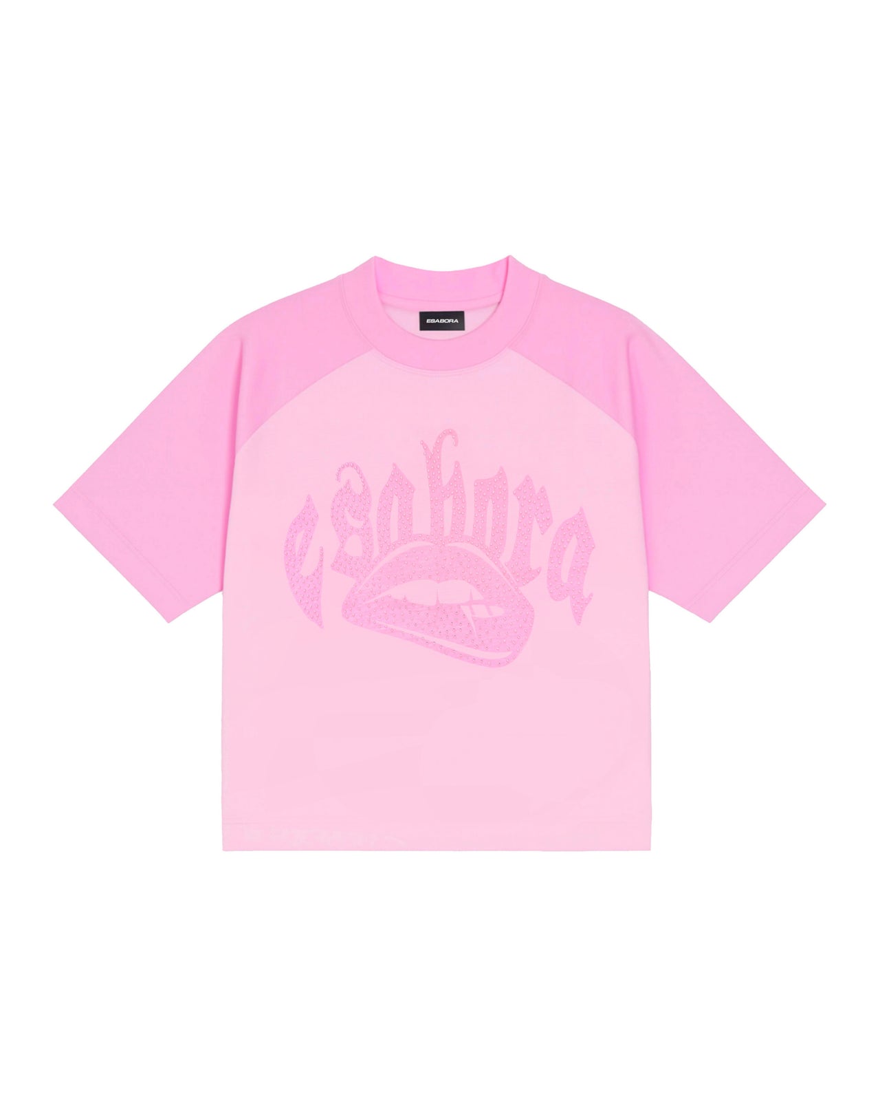 T-SHIRT LIPS_ PASTEL PINK