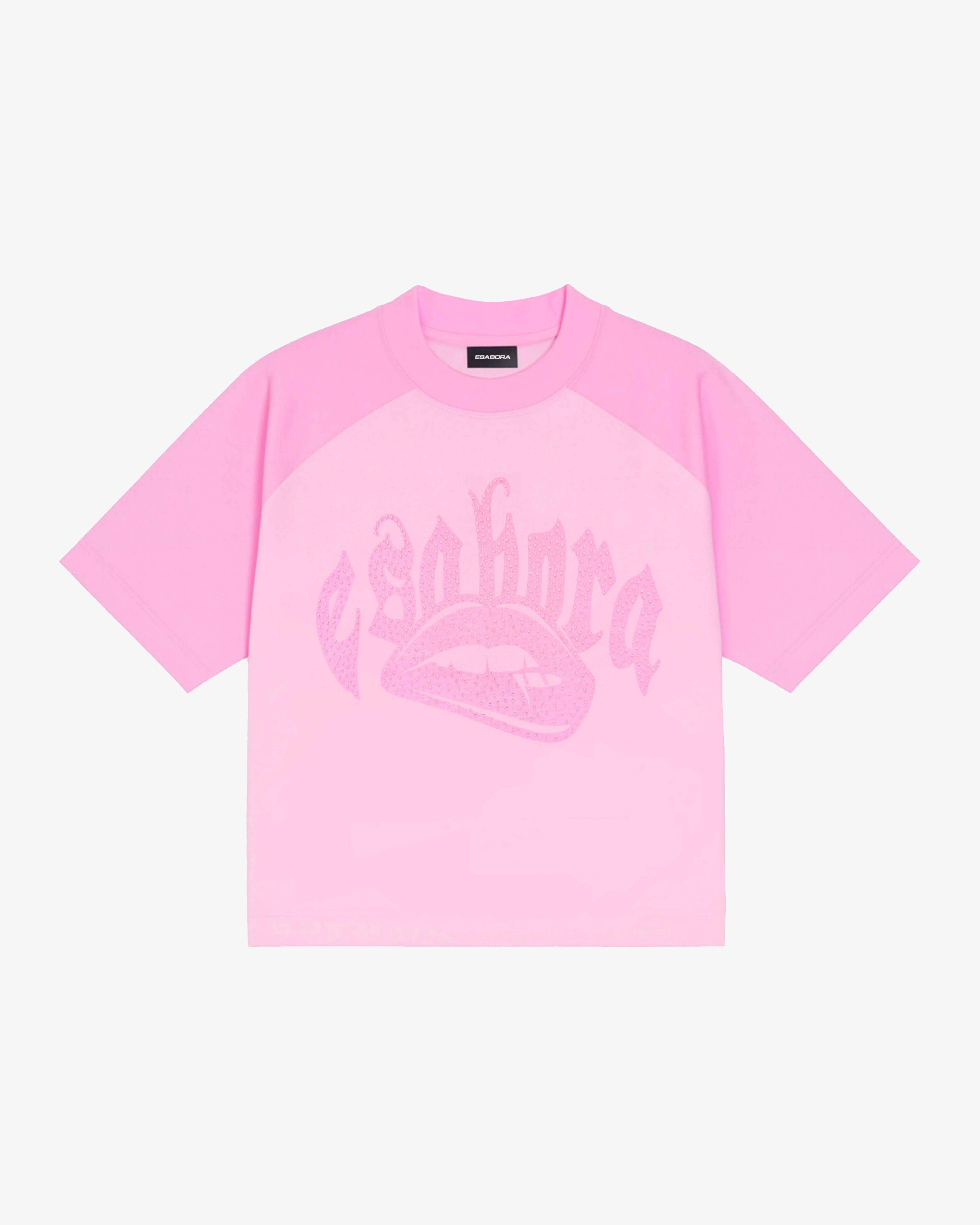 T-SHIRT LIPS_ PASTEL PINK